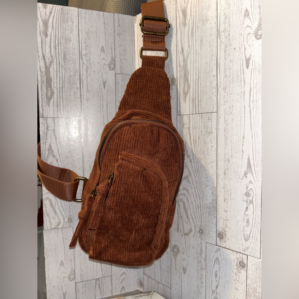 Maurices Corduroy Sling Bag